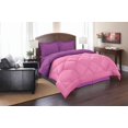 thumbnail image 1 of Celine Linen Down Alternative 3pc Comforter Set King/Cal King, Pink/Purple, 1 of 1