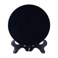 thumbnail image 1 of HILABEE Obsidian Circle Disc Obsidian Mirror,Black Round Mirror,,Home Decoration,Office M, 1 of 9