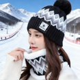 thumbnail image 4 of Rechargeable Heated Hat And Scarf Combo For Winter Outdoor Activities With Adjustable Warmth Workout for Home Club for Exercise Exercise Room Resistance Bands Set with Handles Abdomen Work Out Room, 4 of 5