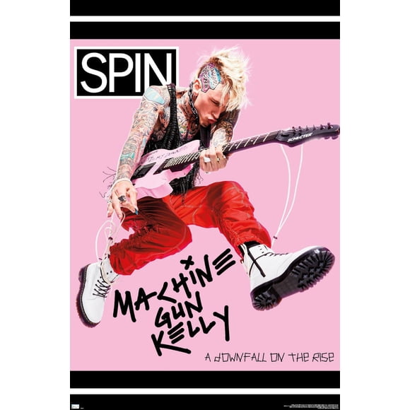 SPIN Magazine - Machine Gun Kelly 20 Wall Poster, 22.375" x 34"