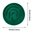 thumbnail image 2 of Bol Lent pour Chat et Chien, Bol Rond en Silicone, Gamelle Anti-Renversement pour Petites Races, Intérieur, Salon, Chambre, Balcon, 2 of 3
