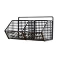 thumbnail image 2 of Chmadoxn Kitchen Storage & Organization, Ginger And Garlic Storage Box Kitchen Rack Punch Disengaged Sundries Storage Hanging Basket Wall Mounted Seasoning Frame Storage basket, 2 of 6