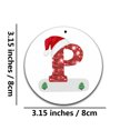 thumbnail image 1 of CEHVOM Christmas Alphabet Decorations Personalized For Gift Christmas Tree Hanging Ornament DIY Creative Decorations Clearance, 1 of 2