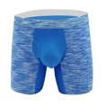 thumbnail image 1 of zbxnLI Men's Boxer Briefs Stretch Long Leg Compression Underwear Breathable Comfort Soft Underpants with Fly, 1 of 2