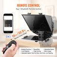 thumbnail image 4 of VEVOR 11'' Floor Type Teleprompter Remote for Webcam Smartphone Live Streaming, 4 of 9