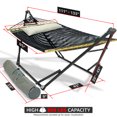 thumbnail image 2 of Tranquillo Support de Hamac Ajustable Unity, Hamac et Support de Camping Pliables, Support de Hamac Double en Acier Capacité de 800 Lb pour 2 Personnes, Support Préassemblé de Qualité Supérieure pour Intérieur Extérieur, Noir, 2 of 8