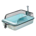 thumbnail image 3 of GROWTH TANK Cat Toilet Open Top Cat Litter Container Pets Accessories PP Cat Litter Tray Blue, 3 of 9