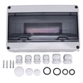 thumbnail image 2 of Distribution Box, IP65 Waterproof 15 Way Transparent Cover Broad Use Junction Boxes  for Outdoor, 2 of 8