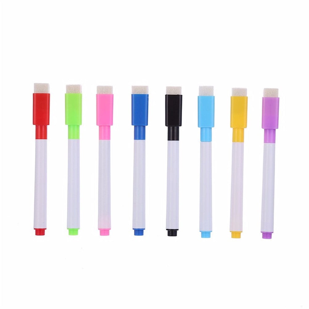 8 Pcs Marqueur Effaçable Petit Stylo pour Tableau Blanc pour Enfants Stylo à Dessin École