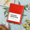 thumbnail image 2 of A6 Mini Password Book – Spiral Bound Pocket Notebook with Alphabetical Tabs (4.25x5.7in, Durable PP Cover), 2 of 6