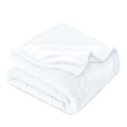 thumbnail image 1 of Bare Home Microplush Fleece Blanket - 300 GSM - Fuzzy Microfleece - Soft & Plush - King, White, 1 of 5