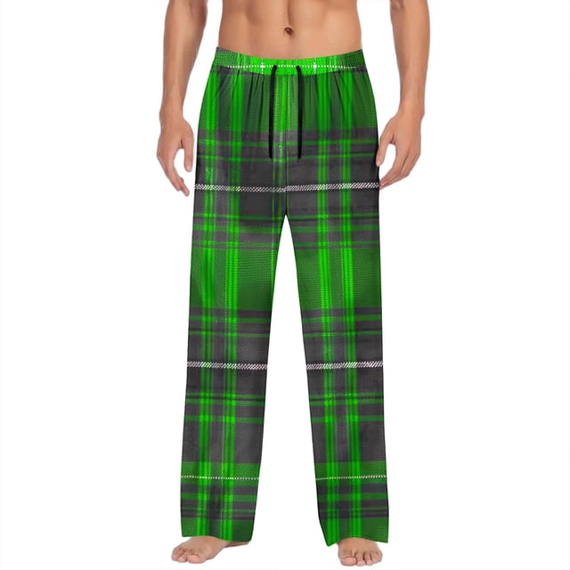 Weiqiqre Mens Sweatpants Bottoms Elastic Waist Drawstring Fallow Sleep Lounge Pants,Size M