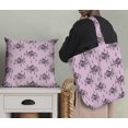thumbnail image 5 of Soimoi Pink Modal Satin Fabric Cedar Tree & Mountain Nature Fabric Prints By Yard 42 Inch Wide, 5 of 5