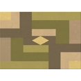 thumbnail image 1 of Ahgly Company Machine Washable Indoor Rectangle Transitional Oak Brown Area Rugs, 5' x 7', 1 of 7