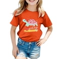thumbnail image 1 of Vêtements pour Préados Filles T-Shirt Graphique Mignon à Manches Courtes pour Filles Vêtements d'Été pour Adolescentes Col Rond 12-13 Ans Chemises pour Filles Tenue pour Filles, 1 of 3