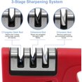 thumbnail image 4 of Knife Sharpener 4-Stage Knife Sharpening Tool Polish Blades, Kitchen Chef Knife & Scissors Sharpener, 4 of 6