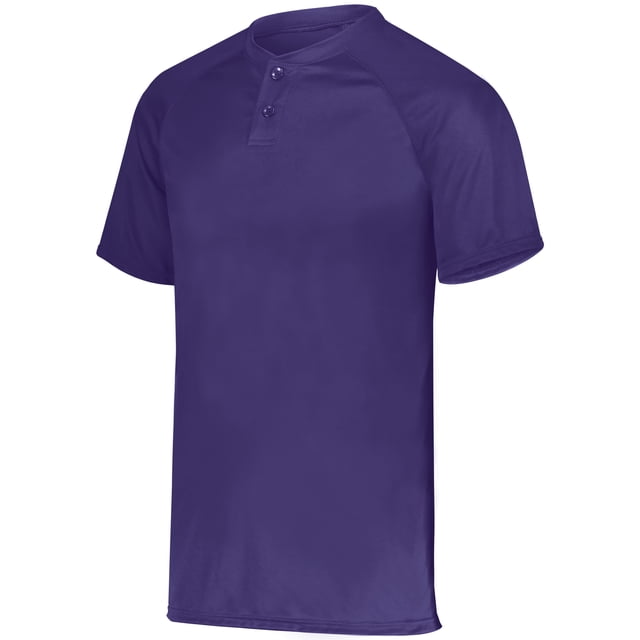 Augusta sportswear Boy's Attain Wicking Two Button Baseball Jersey