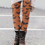 Ailaofu Womens Halloween Leggings Printed Stretchy Leggings Yoga Pants
