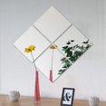 thumbnail image 1 of Miroir Mural Rectangulaire Autocollant en Verre Miroir Décoratif Autocollant Décoration Maison Chambre Salon Porte, 1 of 5