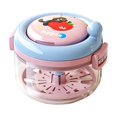 thumbnail image 2 of pstuiky Orthodontic Retainer Case Portable Invisible Braces Storage Box with Mirror Denture Cleaning Container with Brush Holder Compact Breathable Appliance Travel Case Home Office, 2 of 6