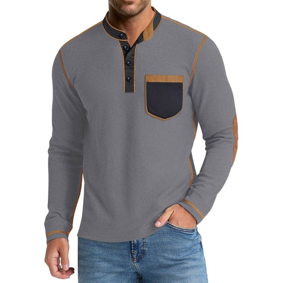 Men's Business Casual Shirt Mens Casual Dress Shirts Mens Dress Casual Shirts Mens Long Sleeve Tee Mens Fall Shirts(XL)