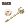 thumbnail image 3 of Unique Bargains 8Pack Metal Bag Strap Connect Buckles,25x35mm Purse Screw Fixing Rivets (Light Golden), 3 of 7