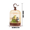 thumbnail image 3 of Bird Toys for Kids Singing & Moving Lifelike Talking Bird with Light in Cage Voice-Activated Fun Swinging LED Birds for Room Desk, Plush Interactive Toy Figures, 3 of 7