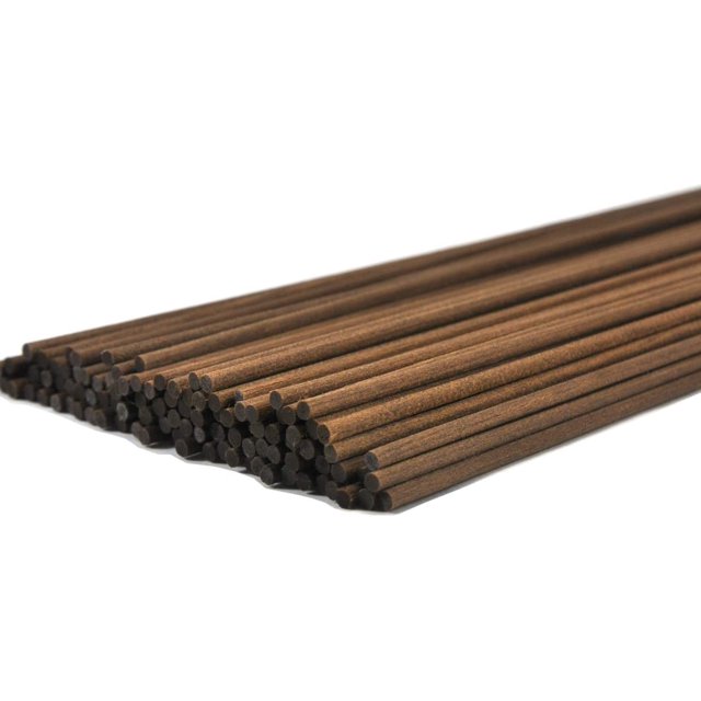 Simoutal 100pcs Fiber Reed Diffuser Sticks for DIY Essential Oil Aroma Diffuser Sets Brown 8"