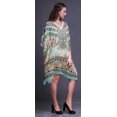 thumbnail image 2 of Phagun Bikini Caftan de Plage Cover up Femmes Midi Robe Courte Caftan-S-L, 2 of 6