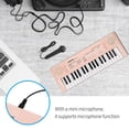 thumbnail image 3 of Yeacher Electronic Piano with Mini Keyboard 37-Key Electronic Keyboard Piano Children' s Piano Pink, 3 of 8