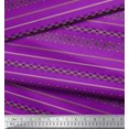 thumbnail image 2 of Soimoi Rayon Crepe Fabric Geometric Southwestern Decor Fabric Printed Yard 46 Inch Wide, 2 of 3