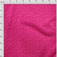 thumbnail image 4 of oneOone Viscose Chiffon Fuschia Pink Fabric Asian Block Craft Projects Decor Fabric Printed By The Yard 42 Inch Wide, 4 of 4