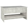 thumbnail image 3 of vidaXL Coffee Table Concrete Grey 80x50x40 cm Engineered Wood, 3 of 5