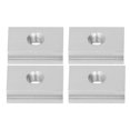 thumbnail image 2 of 4Pcs Sliding Slot Nut T Type 30 Series M8 Aluminum Alloy Woodworking Linear Motion Parts Silver, 2 of 14