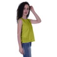thumbnail image 4 of Moomaya Haut Sans Manches Uni pour Femmes Blouse en Schiffli Tunique Décontractée d'Été, 4 of 6