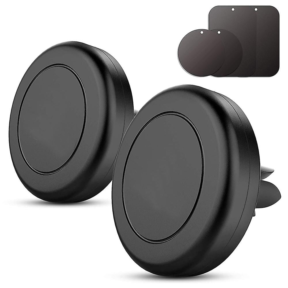 2PCS Magnetic Phone Holder for Car,Universal Air Vent Magnetic Phone Mount for Car, Car Phone Holder Mount for Cell Phones Tablets