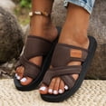thumbnail image 1 of Styesk Womens Sandals Women's Hollow Mesh Slide Sandals Comfortable Support Mesh Sandals For Women, 1 of 1