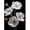 SKU-06, variante sur Affiches Modernes de Fleurs Noir et Blanc Peinture Abstraite sur Toile Impressions Images Art Mural Affiche Déco Maison Salon Sans Cadre50 x 70 cm (Sans Cadre), SKU-06