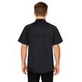 thumbnail image 2 of TOPTIE Veste de Chef à Manches Courtes Noire Respirante avec Fermeture Éclair Latérale Uniforme de Chef avec Maille Tricotée, 2 of 7