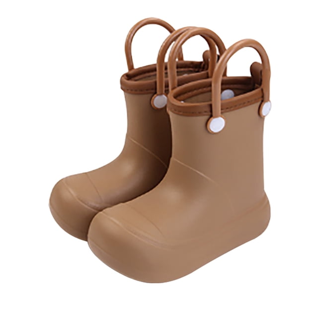 NOKIO Bottes de Pluie pour Flaques Boueuses pour Tout-Petits Enfants Waterproof Chaussures de Jeu d'Extérieur Antidérapantes Conception Durable Résistante à la Boue