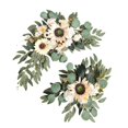 thumbnail image 4 of Abbracc 2 Pieces Artificial Wreath Artificial Floral Swag Simulation Garland Flower Swag I, 4 of 9