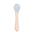 thumbnail image 1 of GGdda Feeding Complementary Food Spoon Baby Food Grade Silicone Soft Spoon Children Learn To Eat Training Tableware Baby Spoon Dinnerware Sets Meal Prep Containers Reusable (Clearance) Wood, 1 of 3