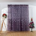 thumbnail image 4 of WIFKLSIIPG 1PCS Christmas Snowflake Curtain Tulle Window Treatment Voile Drape Valance, 4 of 6