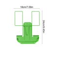 thumbnail image 4 of Uscallm Portable Book Stand for Reading Foldable Metal Music Score Stand Adjustable Desktop Book Holder for Cookbooks Tablets Sheet Music, 4 of 7