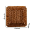 thumbnail image 3 of Yhmxh Imitation Woven Fruit Basket Snack Bread Snack Basket Fruit And Vegetable Display Basket Storage Basket Home and Kitchen kitchen Accessories kitchen Essentials, 3 of 5