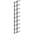 thumbnail image 2 of vidaXL Wall-mounted Wine Racks for 18 Bottles 2 pcs Black Iron, 2 of 4