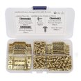 thumbnail image 3 of Sawtooth Picture Hangers Hooks Set, 100pcs Iron Frame Hanging Hooks with Screws Replacement for RV, Ships, Large Trucks, 3 of 7