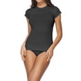 thumbnail image 1 of Cameland Women Two Piece Rash Guard Short Sleeve Swimsuits Swim Shirt Bathing Suit With Bottoms Swimsuit, 1 of 3