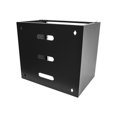 thumbnail image 3 of StarTech.com 10U Wall Mount Rack, 19" Wall Mount Network Rack, 14 inch Deep (Low Profile), Wall Mounting Patch Panel Bracket for Network Switches, IT Equipment, 77lb (35kg) Capacity - Network Equipment Rack (RACK-10U-14-BRACKET) - Network device mounting bracket - wall mountable - black - 10U - 19", 3 of 5