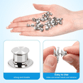 thumbnail image 4 of 40PCS Locking Pin Back Metal Pin Backing, Locking Pin Keeper Clasp for Brooch Enamel Lapel, 4 of 7